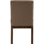 Evelyn Velvet Upholstered Dining Chair in Brown