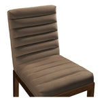 Evelyn Velvet Upholstered Dining Chair in Brown