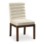 Evelyn Velvet Upholstered Dining Chair in Cream