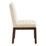 Evelyn Velvet Upholstered Dining Chair in Cream