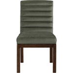 Evelyn Velvet Upholstered Dining Chair in Green