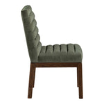 Evelyn Velvet Upholstered Dining Chair in Green