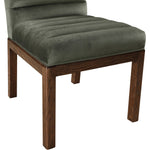 Evelyn Velvet Upholstered Dining Chair in Green