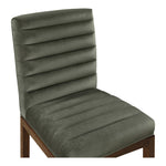 Evelyn Velvet Upholstered Dining Chair in Green