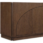 Everson Oak Veneer And Solid Wood Sideboard/Buffet in Brown