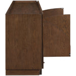 Everson Oak Veneer And Solid Wood Sideboard/Buffet in Brown