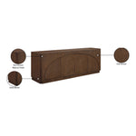 Everson Oak Veneer And Solid Wood Sideboard/Buffet in Brown