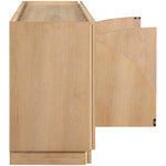 Everson Oak Veneer And Solid Wood Sideboard/Buffet in Natural