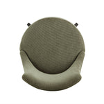 Lucia Chenille Wood Upholstered Barstool in Leaf Green