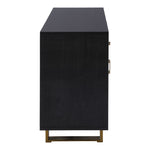 Excel Lacquer Finish And Stainless Steel Sideboard / Buffet in Grey
