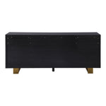 Excel Lacquer Finish And Stainless Steel Sideboard / Buffet in Grey
