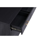 Excel Lacquer Finish And Stainless Steel Sideboard / Buffet in Grey
