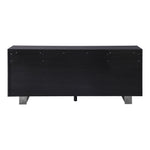 Excel Lacquer Finish And Stainless Steel Sideboard / Buffet in Grey