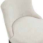 Lucia Chenille Wood Upholstered Barstool in Natural
