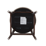 Lucia Chenille Wood Upholstered Barstool in Taupe