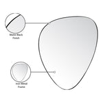 Finch Iron Frame Mirror in Black