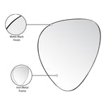 Finch Iron Frame Mirror in Black