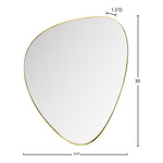 Finch Iron Frame Mirror in Gold