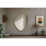 Finch Iron Frame Mirror in Gold