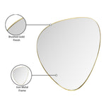 Finch Iron Frame Mirror in Gold