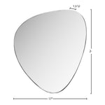 Finch Iron Frame Mirror in Silver