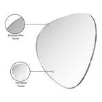 Finch Iron Frame Mirror in Silver