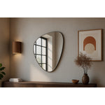 Finch Iron Frame Mirror in Silver