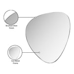 Finch Iron Frame Mirror in Silver