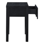Fiora Oak Veneer Nightstand in Black