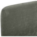 Fira Chenille Fabric Upholstered Queen Bed in Green
