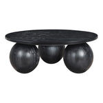 Fitch Oak Veneer Coffee Table in Black