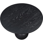 Fitch Oak Veneer Coffee Table in Black