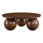 Fitch Oak Veneer Coffee Table in Brown