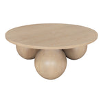 Fitch Oak Veneer Coffee Table in Natural