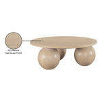 Fitch Oak Veneer Coffee Table in Natural