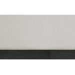 Flynn Linen Textured Fabric Upholstered Queen Bed in Beige