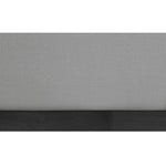 Flynn Linen Textured Fabric Upholstered Queen Bed in Grey