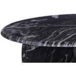 Formentera Marble Coffee Table in Black