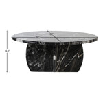 Formentera Marble Coffee Table in Black