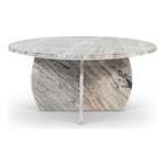 Formentera Marble Coffee Table in Brown