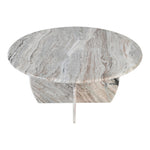 Formentera Marble Coffee Table in Brown