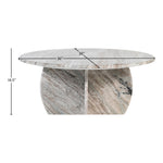 Formentera Marble Coffee Table in Brown