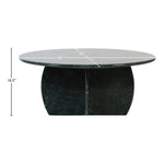 Formentera Marble Coffee Table in Green