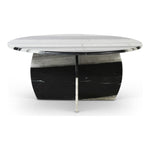 Formentera Marble Coffee Table in Panda