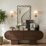 Foundry Iron Mirror in Black