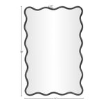 Foundry Iron Mirror in Black