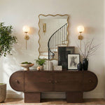 Foundry Iron Mirror in Gold