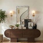 Foundry Iron Mirror in Silver