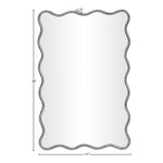 Foundry Iron Mirror in Silver