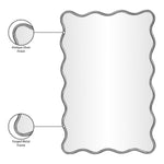 Foundry Iron Mirror in Silver